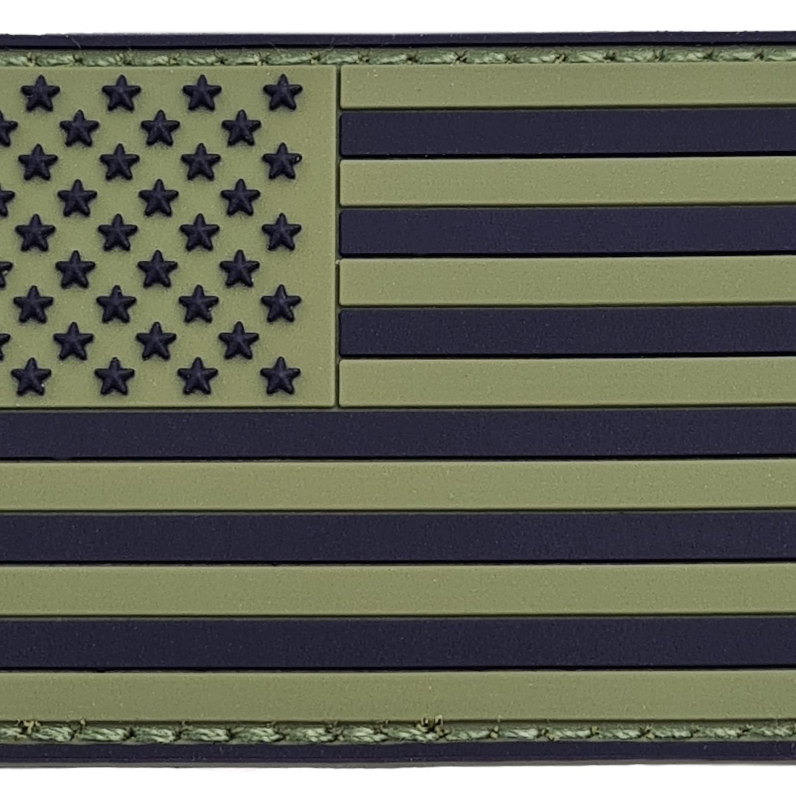 Amazon.com: American Flag Patch PVC US Flag Patch [OD Green